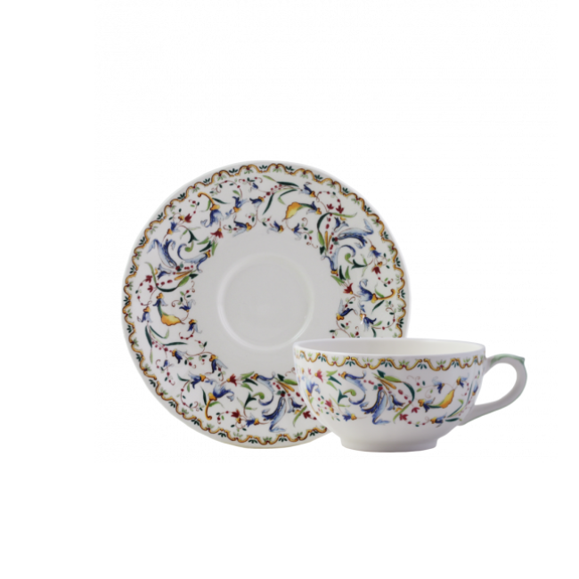 Tasse et soucoupe déjeuner Toscana
