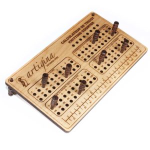 Calculateur de tricot en bois Artigina